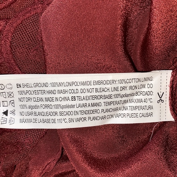 F21 Rusty orange midi dress - Picture 9 of 9